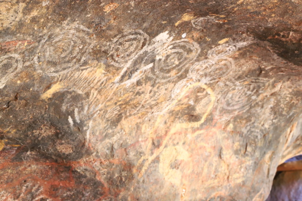 Rock painting Uluru