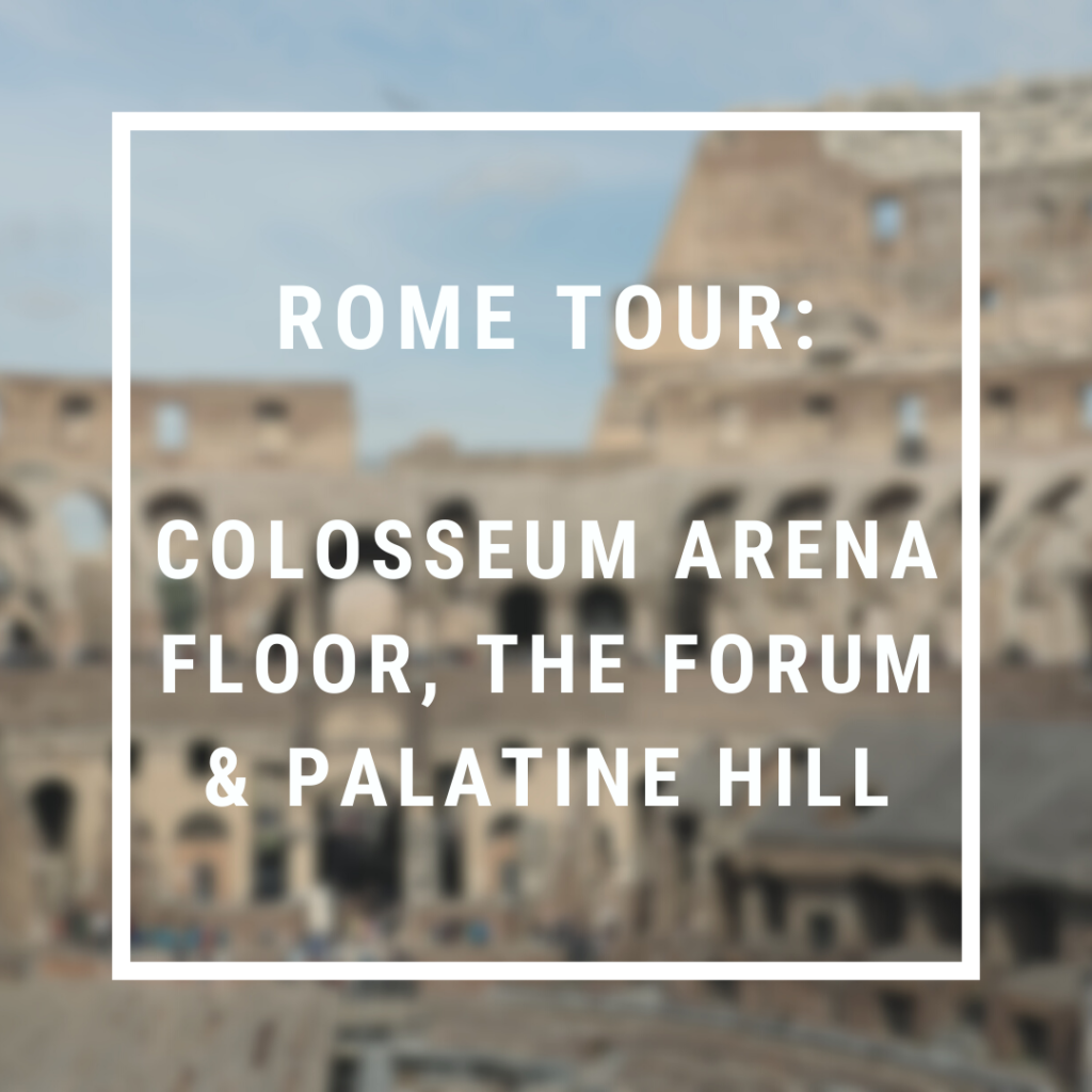 Colosseum Tour Arena Floor